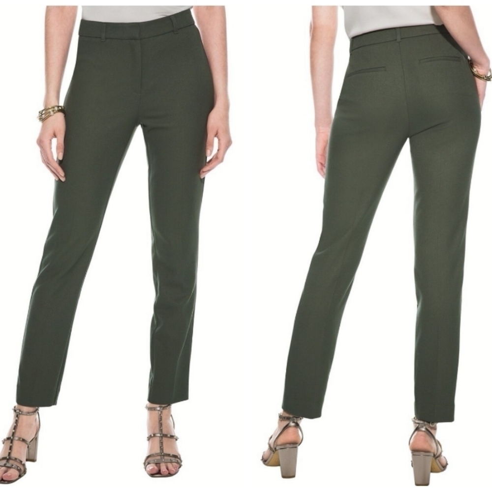 White House Black Market Olive Green Ankle Pants Sz 0 Open To Offers